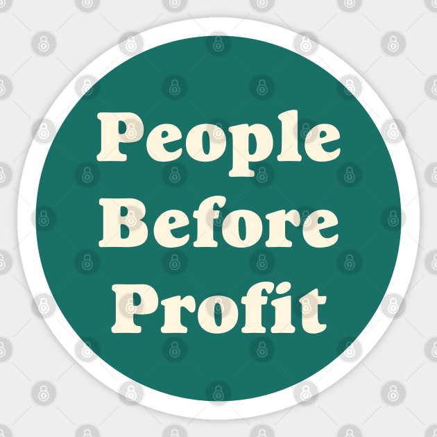 People Before Profit Sticker by Football from the Left